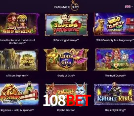 Interface do App 108bet